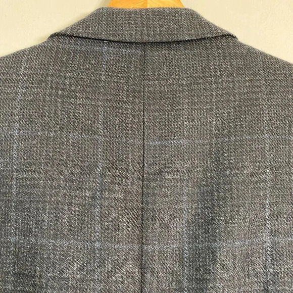 Palo Savino Wool Cashmere Sutton Sport Coat Dinner Jacket Blazer Men's 42R Gray - Picture 13 of 16